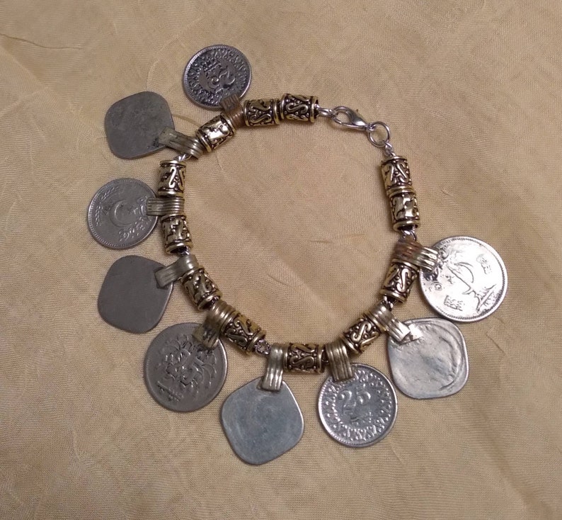 E-1632 Coin bracelet image 3