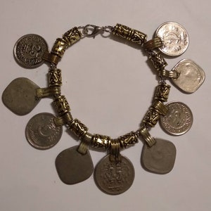 E-1632 Coin bracelet image 1