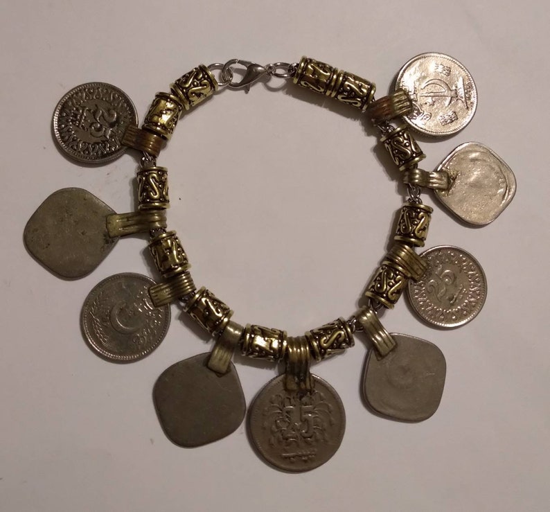 E-1632 Coin bracelet image 1