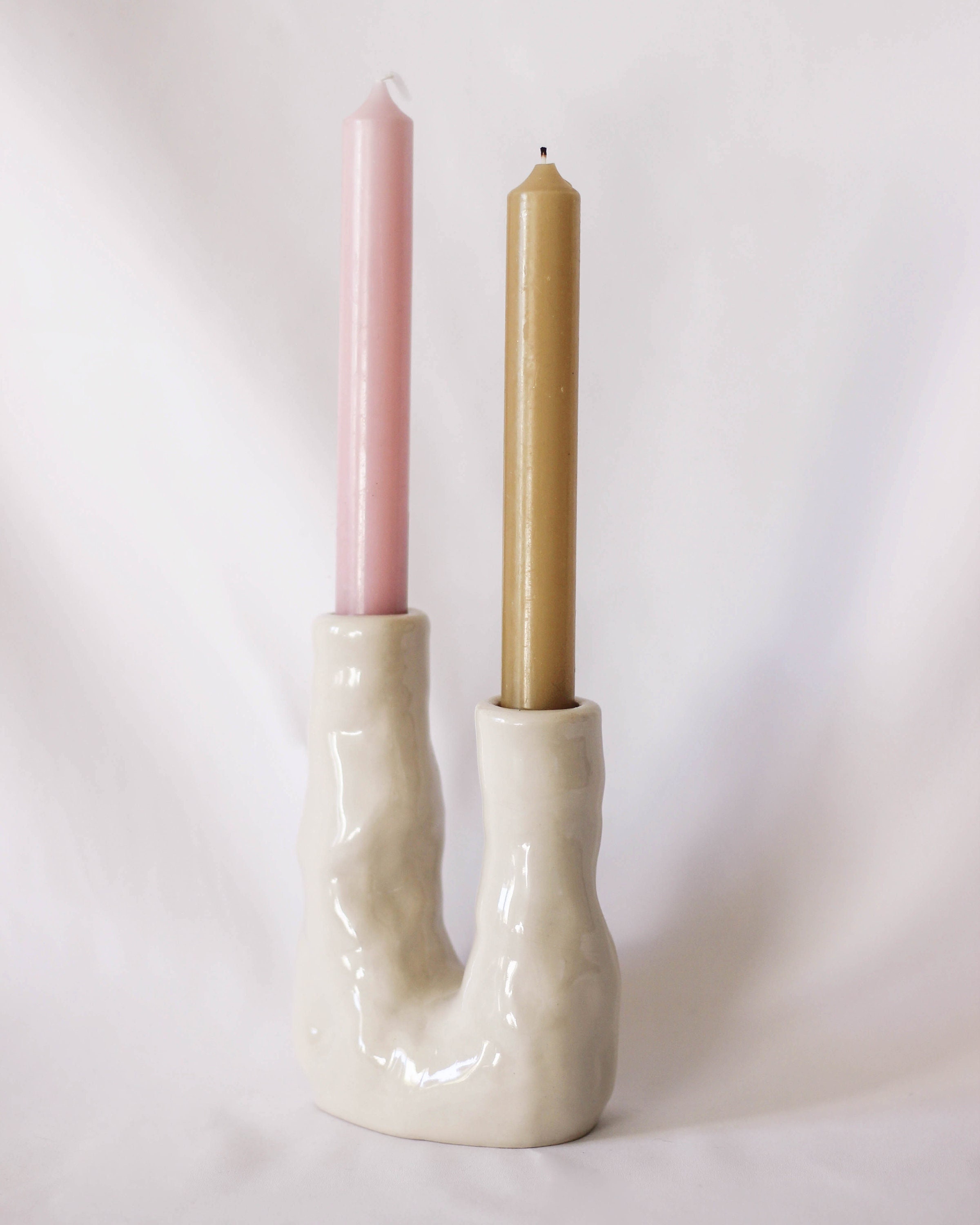 Bougeoir Double - Candlestick Holder