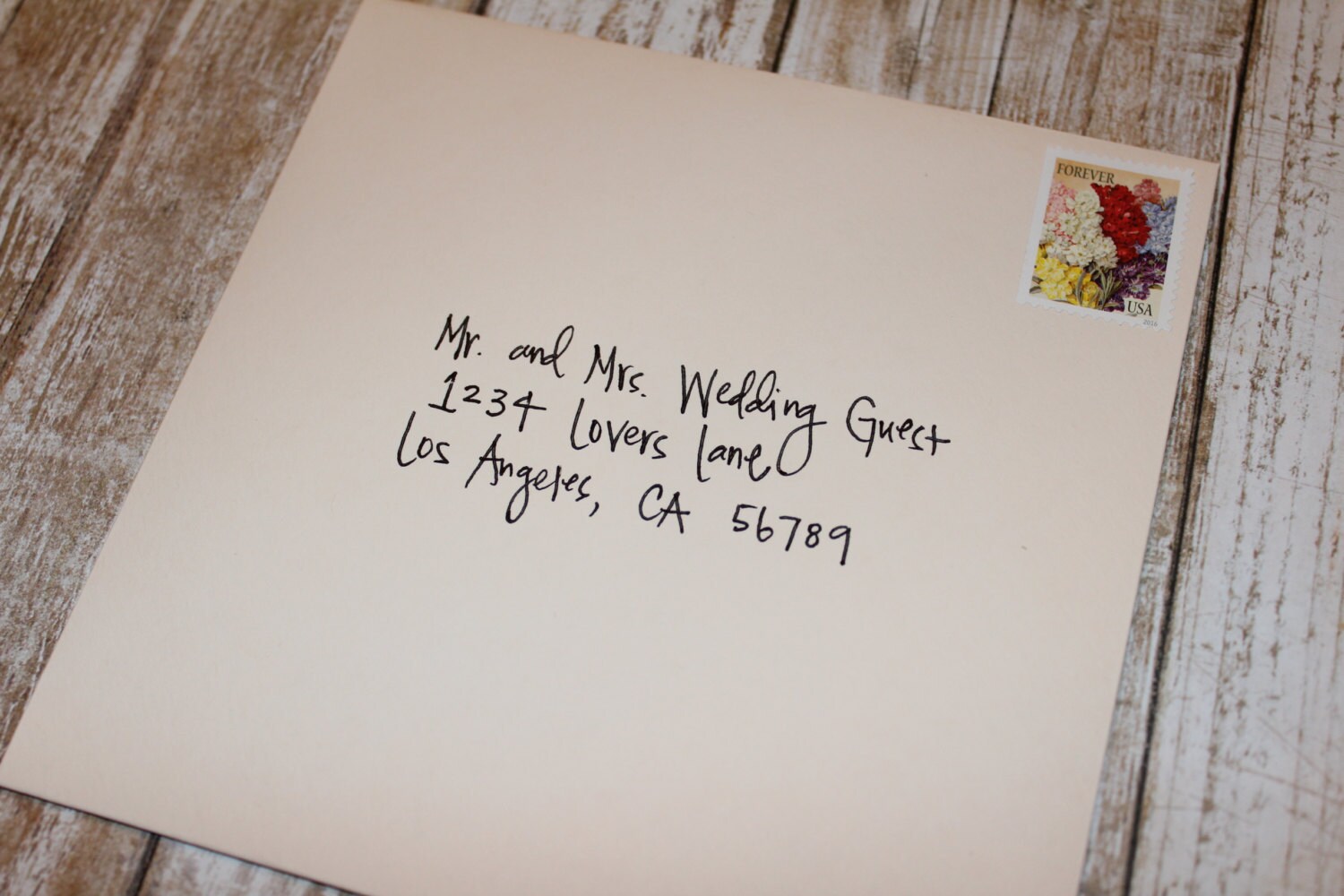 Handwritten Invitation Envelopes Etsy