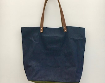 Vintage Porter Japan Denim Tote Bag - Yoshida Company - Etsy
