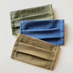 Hand made washable fabric mask with double gauze inside Upcycled Militery material FREE P&P UK