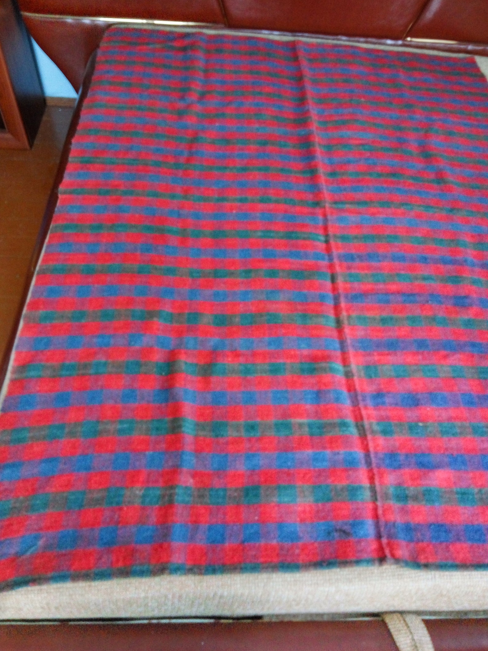 Antique throw blanket of wool Primitive country bedding Etsy