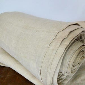 Antique hemp fabric Homespun cloth Grain sack fabric Thin linen Organic handwoven canvas Primitive ethnic fabric Off white Old hemp material