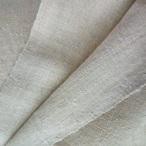 Antique hemp fabric Homespun cloth Grain sack fabric Thin linen Organic handwoven canvas Primitive ethnic fabric Off white Old hemp material image 7