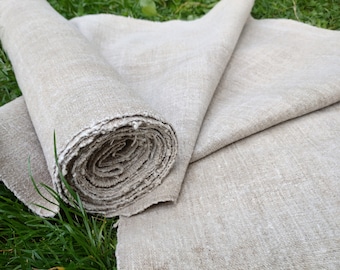 Antique nettle fabric 7 yards Homespun cloth Roll Grain sack fabric Chunky linen Organic handwoven canvas Primitive ethnic Old material