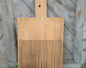Large comb Wooden wall decor Primitive antiques country Christmas gift Rustic home decor Wood comb Wool carder Farmhouse cottage antiques