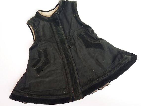 Antique coat Sleeveless jacket Antique vest Ethnic