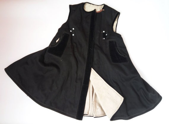 Antique sleeveless coat Antique vest Ethnic clothi
