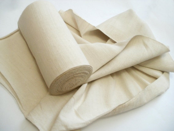 Antique cloth Homespun fabric 20" linen cloth Soft Grain sack fabric Organic canvas Hand loomed vintage fabric Off white material By yards