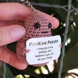 Motivational positive potato 100% handmade
