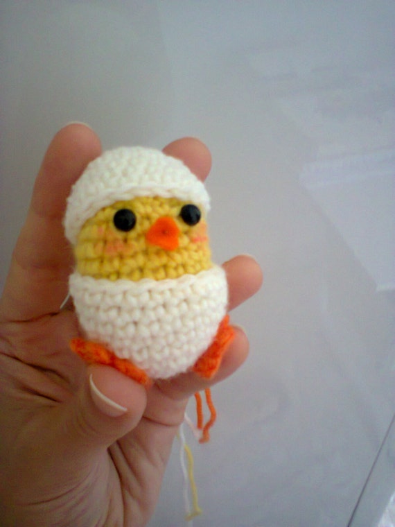 Stock 10 Pz Bomboniere Crochet Amigurumi Chick Etsy