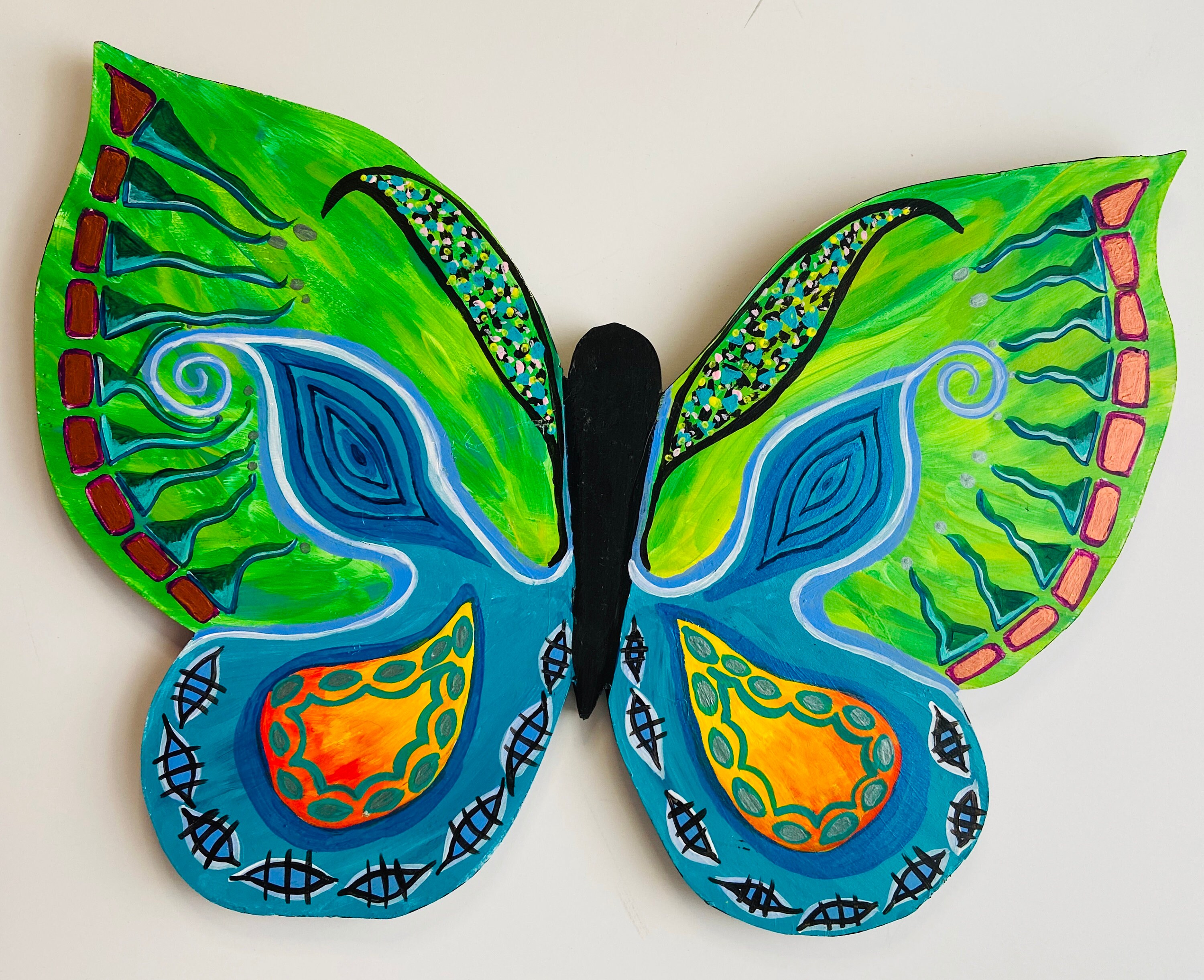 Large Butterfly Garden Art | Etsy