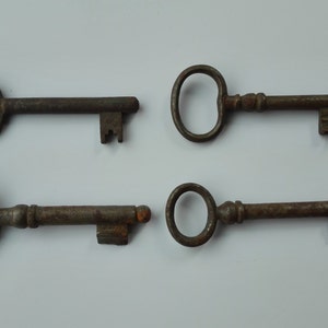 Vintage Skelett Schlüssel antike Schlüssel, rustikale Schlüssel, Metallschlüssel, rustikale Wandkunst, alte Schlüssel, Bauernhaus Antik, rustikale Schlüssel