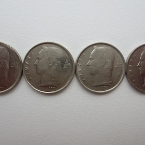 Belgium coins, Belgium, old coins, Belgium money, coins, vintage coins, numismatic, Belgium franc, franc