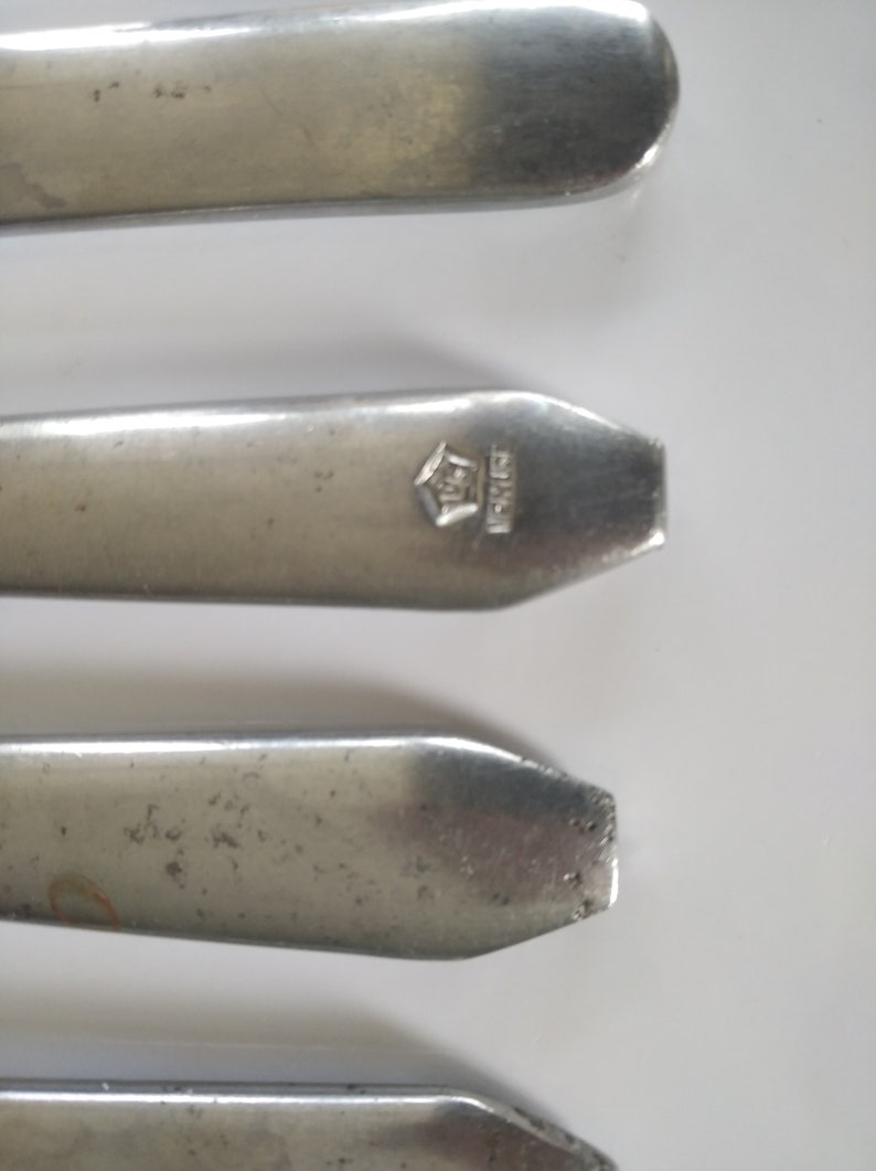 knives tableware rustic kitchen decor stainless steel knives kitchen decor vintage Soviet kitchen utensil kitchenware