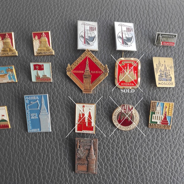 Moscow Soviet label pins Russia label pins Russia badges Cities badges Badges Soviet pin badges Made in USSR, Pin, Coat of Arms