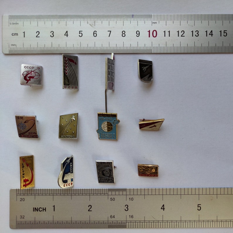 Soviet Space Program Tiny Pin Small Pins Astronauts Men is Etsy
