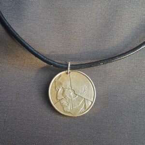 Science-fiction, Belgium coin, Belgium francs, Vintage money, Dutch, Belgum jewelry, Necklaces, Pendants, Coin, BELGIËi