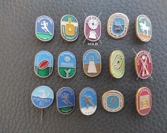 Sport games SPORT Soviet different badges badges pins on sale badges, brooch