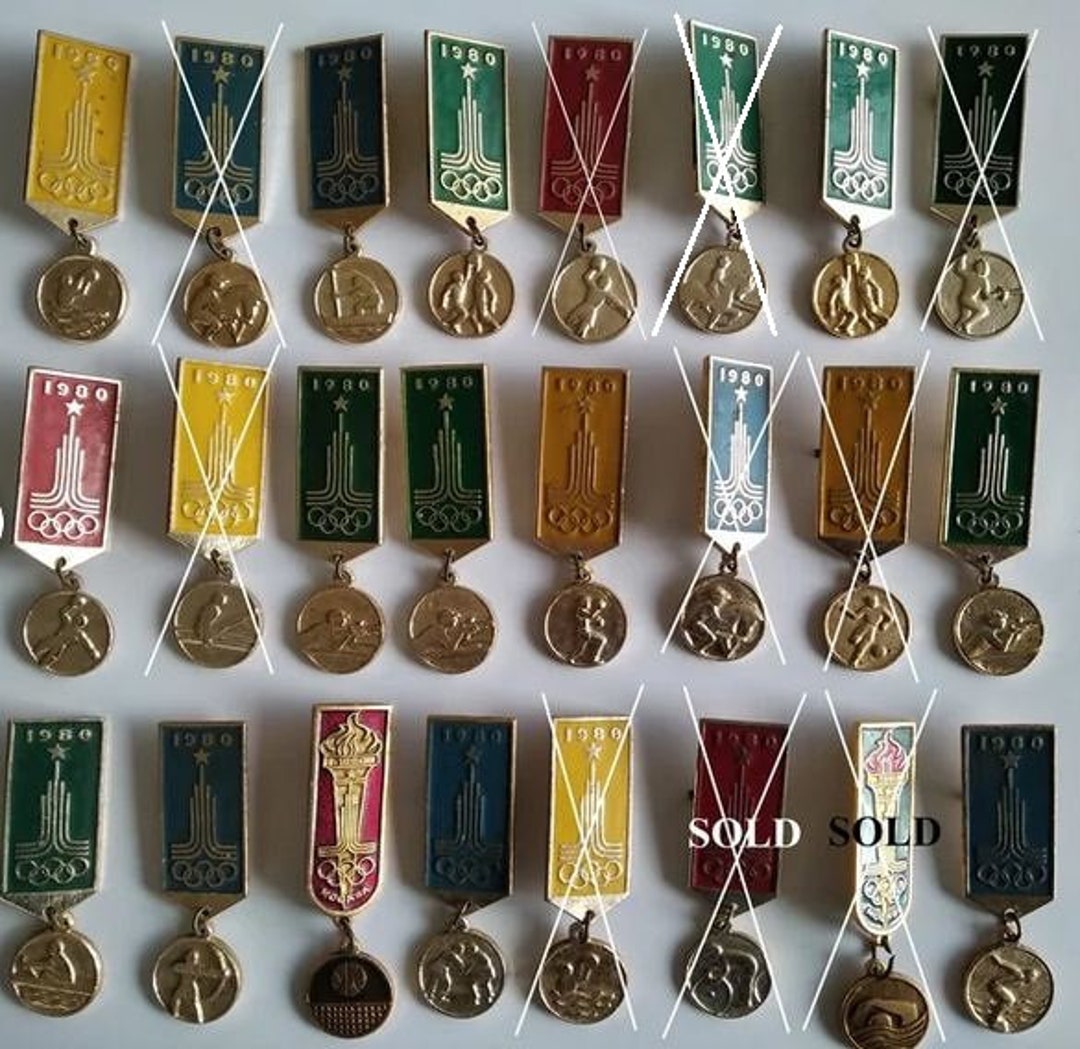 Pin's Olympique Moscou 1980 - Mishka L'Ourson - Commémoratif URSS