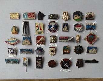 Soviet different badges, badges, pins, on sale badges, brooch