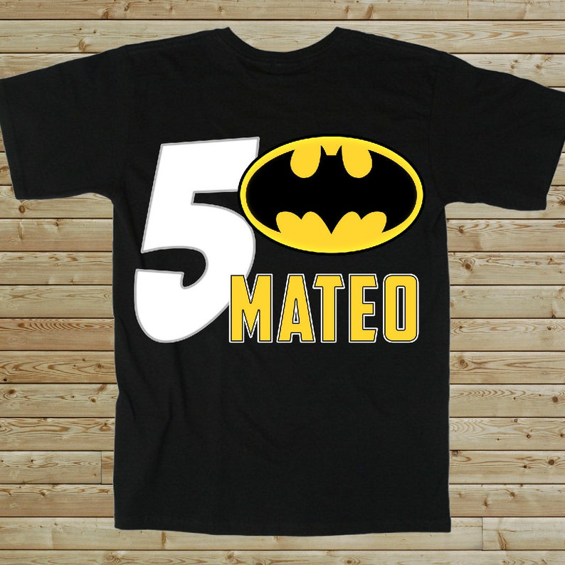 batman birthday t shirt