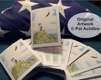 Eagle THANK YOU Notecards, pack of 20