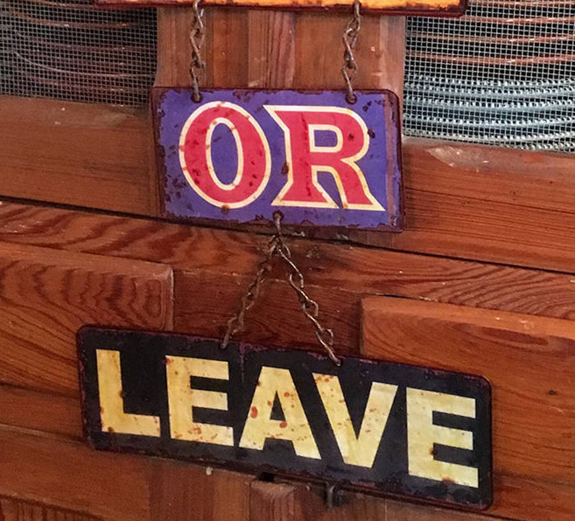 Vintage Metal Sign. Our BEST SELLER A unique way to say Etsy