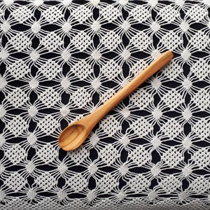 Long Ice Cream Spoon | Hot Chocolate Olive Wood utensil | Multipurpose Hand carved wooden Vegan gift | Jam tasting present for the kitchen