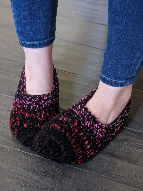 Strawberry Jam Super CHUNK Slipper Socks: House Shoes, Thick Socks