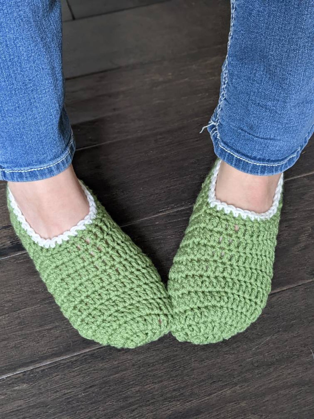 Sage Green Slipper Socks Women's Slipper Socks, House Shoes, Comfy