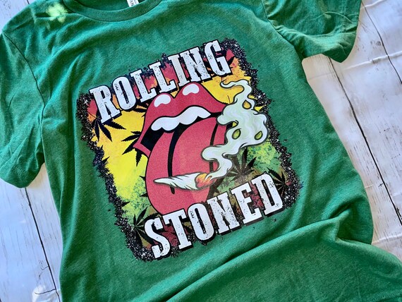 Rolling Stones Bleached Cute Shirt