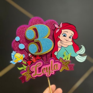 Baby little mermaid Cake topper