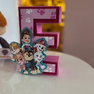 Skye Paw Patrol 3D letter