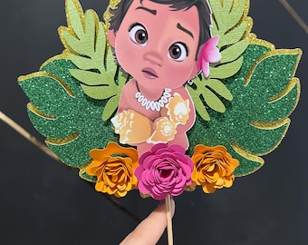 Baby Moana Cake topper