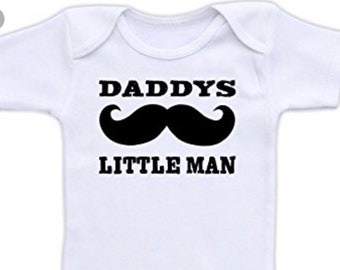 Funny Baby Bodysuit / Toddler Shirt  Daddys Little Man