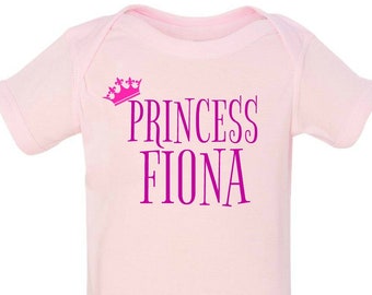 Personalized Infant or Toddler Shirt - Princess bodysuit or Toddler Shirt