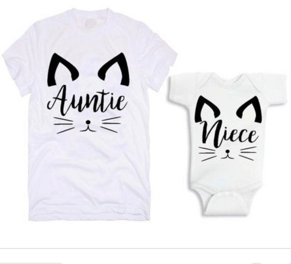 matching aunt and niece shirts