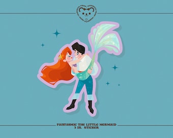 Une partie de votre monde - Sticker 3 pouces - Stickers pour Bullet Journal, bouteilles d'eau et agendas - Fantasmic