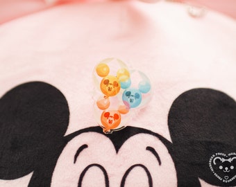 Mickey Glasshouse Balloon - Disney Parks Inspired Acrylic Pin - 1.75 in.