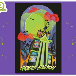 Haunted Mansion 55 - Stampa artistica - Ispirata alla Haunted Mansion di Disneyland