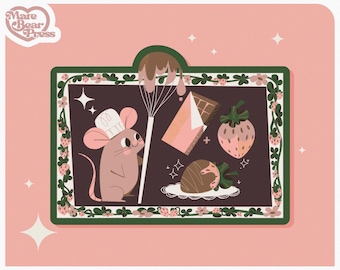 Little Chef - Adhesivo de 3 pulgadas - Adhesivos para Bullet Journal, álbumes de recortes y agendas - Ratatouille