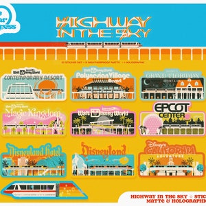 Autostrada nel cielo - Pacchetto adesivi