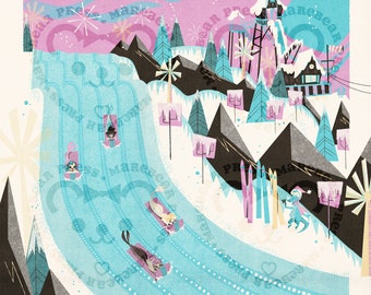 Blizzard Beach Toboggan Racers - Mermay 2021 - Tirage d’art