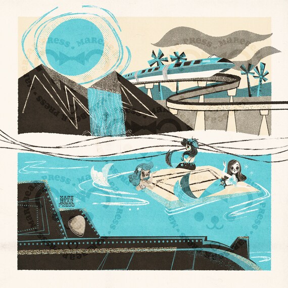 Submarine Lagoon - Mermay 2021 - Art Print
