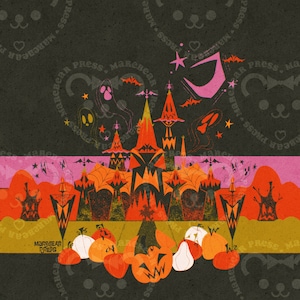 Grim Grinning Ghosts - Art Print