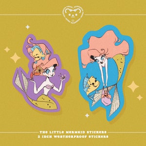 Ariel & Friends - Sticker - Stickers for Bullet Journal, Scrapbooks, and Planners