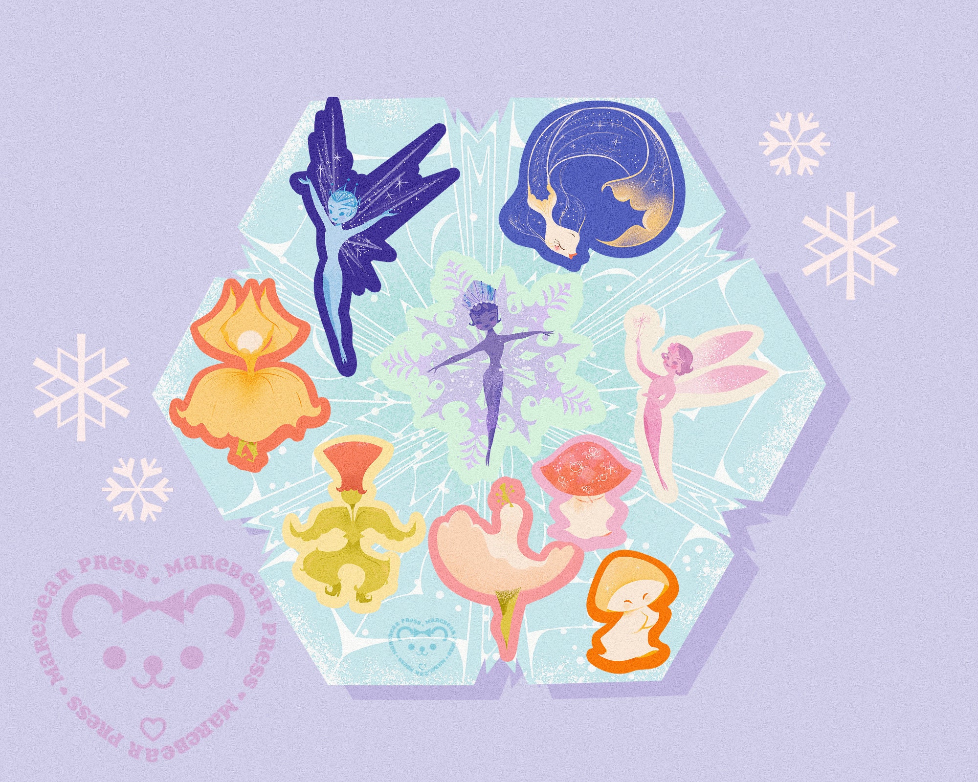 Fantasia Nutcracker Suite Sticker Sheet Stickers for Etsy